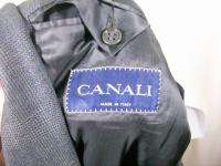 CANALI Gray Windowpane Plaid Blazer Jacket EU 40 50L  