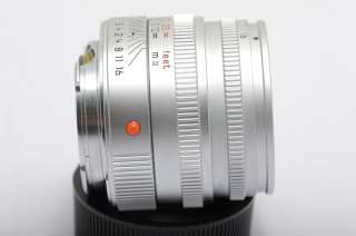 Leica Summicron M 50mm f/2 Current Silver 50/2  