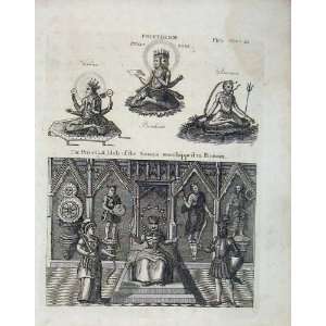   Encyclopaedia Britannica 1801 Polytheism Idols Saxons: Home & Kitchen