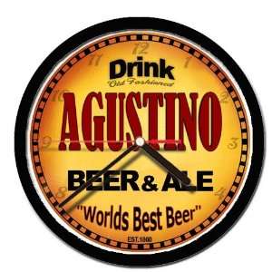 AGUSTINO beer and ale wall clock: Everything Else
