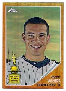DANNY VALENCIA 2011 Topps Heritage Chrome Refractor #C127 Twins #d/562