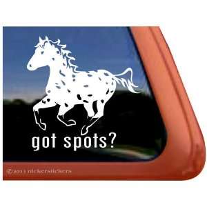  Got Spots? Leopard Appaloosa Horse Trailer Vinyl Window 