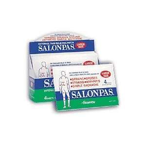  Salonpas Large External Pain Relief Patches, 4/pack Fast 