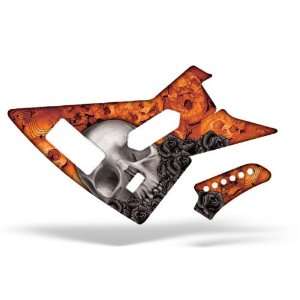   Skin Xbox 360   (Xplorer Guitar) Bone Collector Orange: Video Games