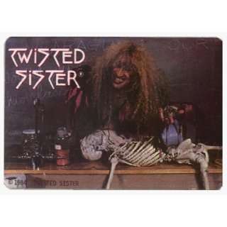 Twisted Sister   Dee with Skeleton   RETRO AUTHENTIC 80s Sticker 