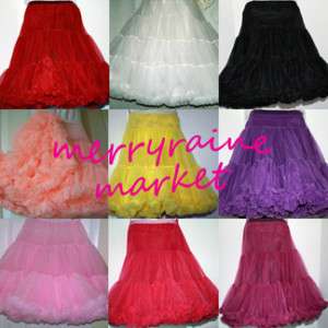 New Square Dance Chiffon Petticoat U Pick Size & Color  