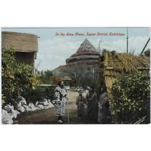  Ainu home, Japan British Exhibition. 1910? 