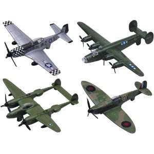  World War II Aircraft 4 pc Set   Asst. A Toys & Games