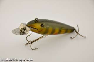 Creek Chub Wiggler Lure Early Hand Painted Gills Double Line Tie 