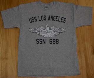 US Navy USS Los Angeles SSN 688 Submarine T Shirt  