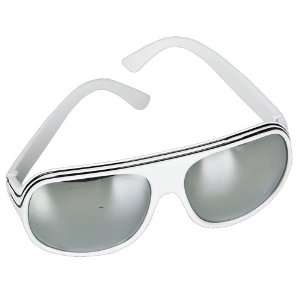  White Aviator Sunglasses (2 Pk): Toys & Games