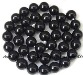 6mm Onyx Round Gemstone Loose Beads 15  