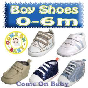 New Infant Baby Boys Toddler Crib Shoes 0 6 Months  