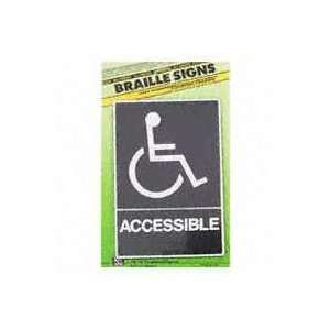    Hy Ko Products Braille Handicap Access DB 8: Sports & Outdoors
