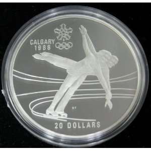  1988 Figure Skating Olympic Silver Coin: Everything Else