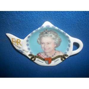   Diamond Jubilee Teabag Tidy / Spoon Rest 1952 2012: Kitchen & Dining