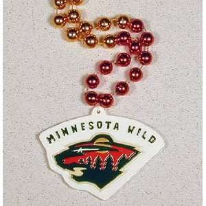  2 Minnesota Wild Mardi Gras Bead Necklaces *Sale* Sports 