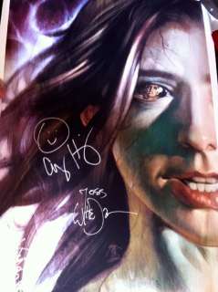   Willow Print Signed by Jo Chen, Joss Whedon & Alison Hannigan  