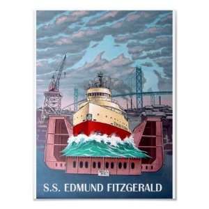  S.s. Edmund Fitzgerald Poster