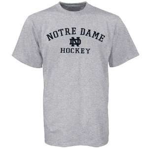 adidas Notre Dame Fighting Irish Ash Hockey Practice T shirt:  