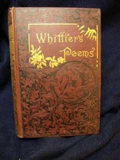 The Early Poems of John Greenleaf Whittier   Book  