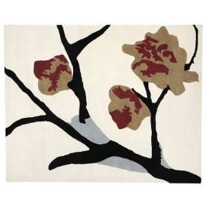  Ty Pennington Blossom Branch Hand Tufted 8 X 10 by 