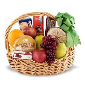 Deluxe Fruit and Gourmet Gift Basket, Deluxe