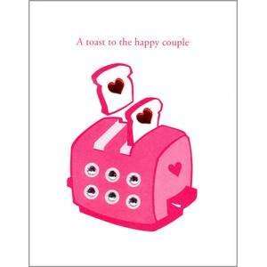  Wedding Greeting Card   Toast To The Happy Couple Health 