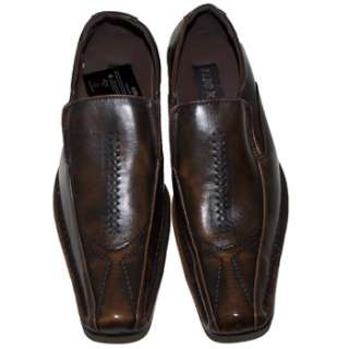 AM 9010 8 Quality Mens Dress Shoes NEW BROWN sz 10  