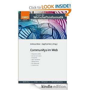 Communitys im Web (German Edition) Andreas Meier, Siegfried Reich 