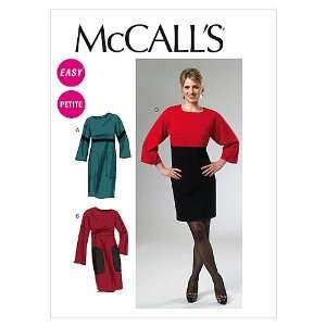  McCalls Patterns M6434 Misses/Miss Petite Dresses, Size 