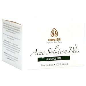    Devita Acne Solution Pads, Alcohol Free (Pack of 2) Beauty