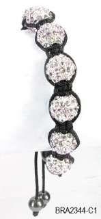 10mm Shamballa Bracelet Disco Ball Adjustable Bracelet 14 Colors+ Gift 