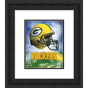  Framed Helmet Logo Green Bay Packers Photograph: Sports 