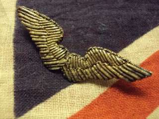 SUPER rare custom made WWI  WWII Pilot instructor sterling wings 