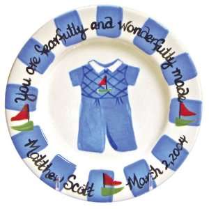  Personalized Baby Boy Plate