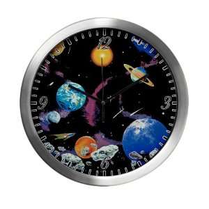    Modern Wall Clock Solar System And Asteroids: Everything Else