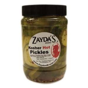 Zaydas Hot Pickles (Chips)  Grocery & Gourmet Food