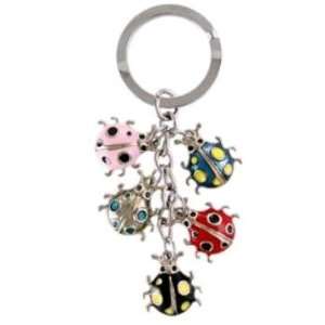  Ladybug 5 in 1 charms set Key Chain Holder: Automotive