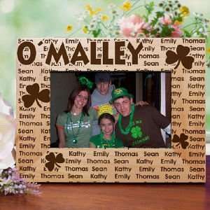  Irish Family Name Personalized Wood Picture Frame