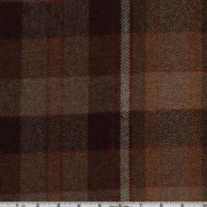  60 Wide Wool Blend Suiting Alexander Brown/Burgundy 