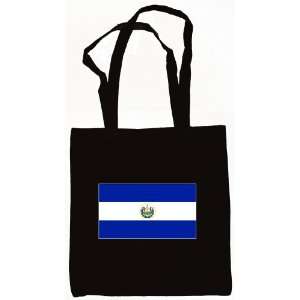  El Salvador Flag Tote Bag Black: Everything Else