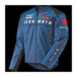  Icon Automag GSXR Leather Jacket , Gender: Mens, Size: 4XL 