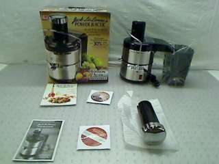 Jack Lalannes SS Power Juicer Deluxe Stainless Steel Electric Juicer 