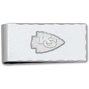Kansas City Chiefs NFL Money Clip With Sterling Silver Pendant:  