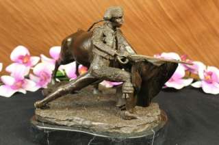 Roche Spanish Matador W/ Bull Marble Bronze Statue Art Sculpture FREE 