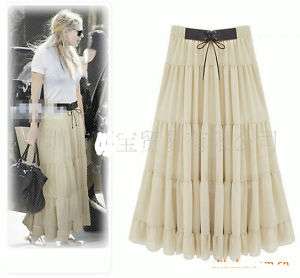 A15912 New Arrival Stylish Boho Casual Long Skirt  
