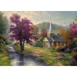    Gibsons Streams of Living Water 1000 Piece Puzzle: Toys & Games