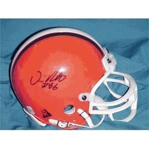  Dennis Northcutt autographed Football Mini Helmet 