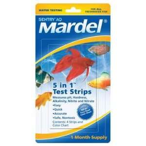  5in1 Test Strips   4 Pc (Catalog Category Aquarium / Water Tests 